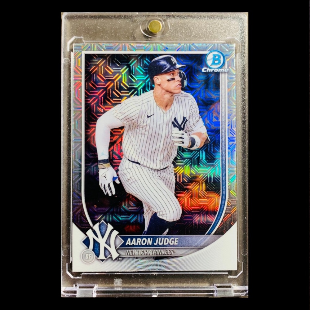 🔥⚾️AARON JUDGE - TOPPS CHROME REFRACTOR  BASEBALL CARD - NEW YORK YANKEES